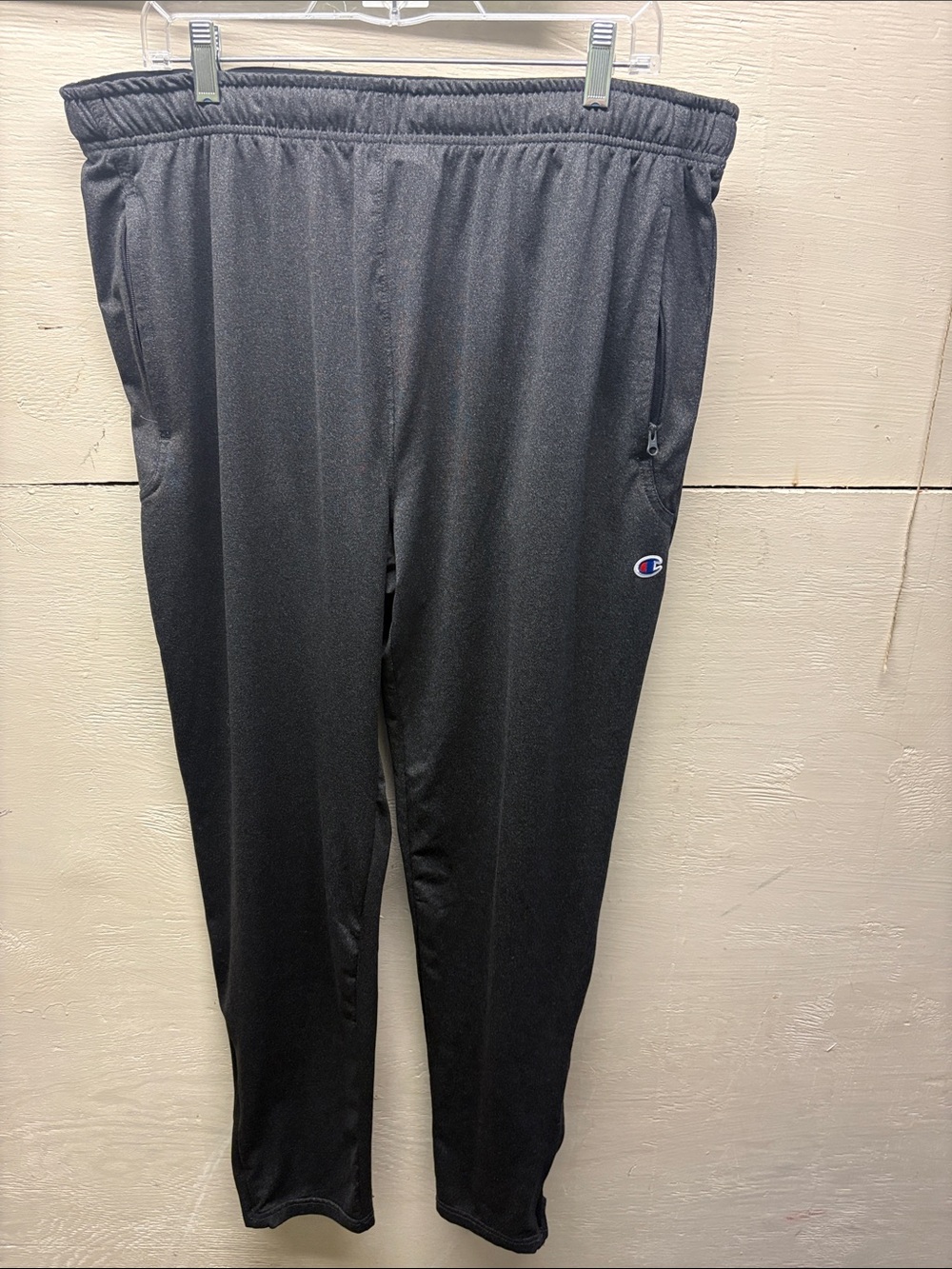 Champion Men's Black Athletic Joggers with Zip Pockets